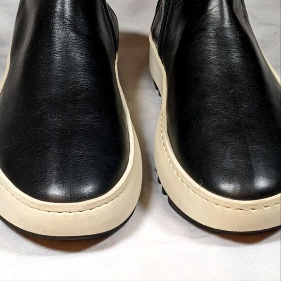 New Aquatalia Alayna Leather & Suede Ankle Side Zip Boots Made in Italy Size 8 - Picture 8 of 14